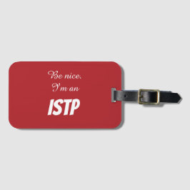 Para Maletas Etiqueta de equipaje ISTP