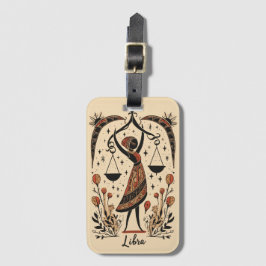 Para Maletas Etiqueta de equipaje Libra Celestial Zodiac Art