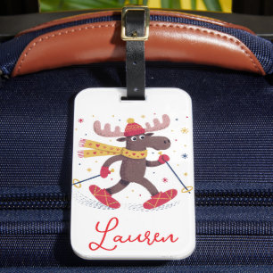 Para Maletas Etiqueta de equipaje linda personalizada