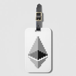 Para Maletas Etiqueta de equipaje | Logo de Ethereum ETH de 8 b