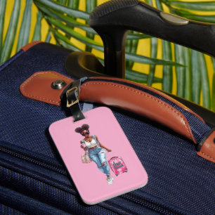Para Maletas Etiqueta de equipaje 'Me encanta viajar'