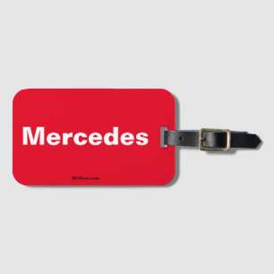 Para Maletas Etiqueta de equipaje Mercedes