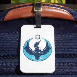 Para Maletas Etiqueta de equipaje MN Rebel Loon Rising