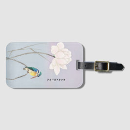 Para Maletas Etiqueta de equipaje monograma japonés vintage Kin