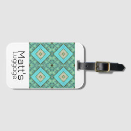 Para Maletas Etiqueta de equipaje - patrón arquitectónico de Jo