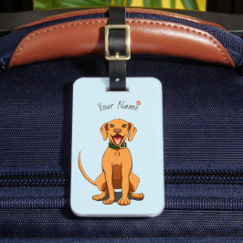 Para Maletas Etiqueta de equipaje personalizable de amor Vizsla