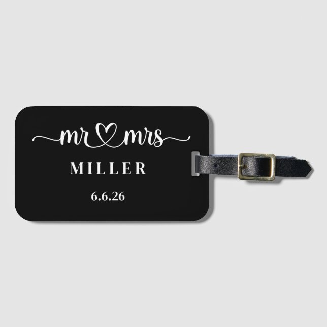 Para Maletas Etiqueta de equipaje personalizada (Anverso horizontal)