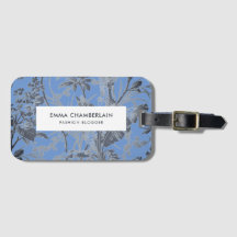 Etiqueta de equipaje personalizada de Chinoiserie