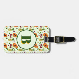 Para Maletas Etiqueta de equipaje personalizada de crema de fru