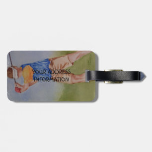 PARA MALETAS ETIQUETA DE EQUIPAJE PERSONALIZADA DE GOLF SWING
