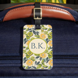 Para Maletas Etiqueta de Equipaje Personalizada de Limón Kiwi d