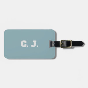 Para Maletas Etiqueta de equipaje personalizada Dove Blue
