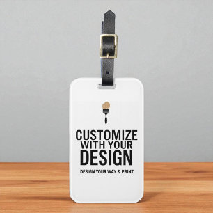 Para Maletas Etiqueta de equipaje personalizada minimalista de