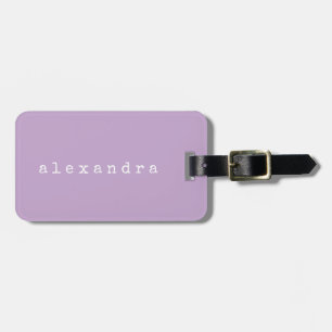 Para Maletas Etiqueta de equipaje personalizada simple minimali