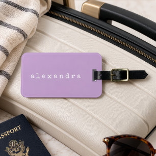Para Maletas Etiqueta de equipaje personalizada simple minimali