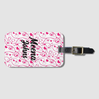 Para Maletas Etiqueta de equipaje personalizada tipografía tren