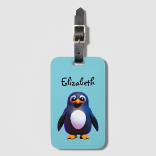 Para Maletas Etiqueta de equipaje pingüino