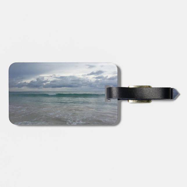Para Maletas Etiqueta de equipaje - Playa (Atrás Horizontal)