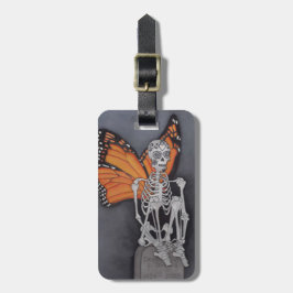 Para Maletas Etiqueta de equipaje Skeleton Day of the Dead Bag