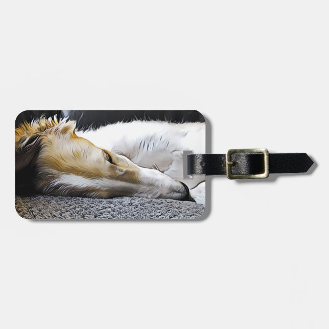 Para Maletas Etiqueta de equipaje Slumber (Frente Horizontal)