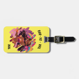 Para Maletas Etiqueta de equipaje temática personalizada del Ca