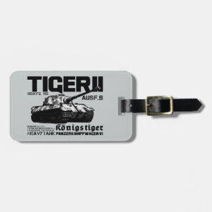 Para Maletas Etiqueta de equipaje Tigre II