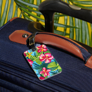 Para Maletas Etiqueta de equipaje tropical hawaiano
