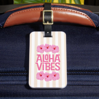 Para Maletas Etiqueta de equipaje y bolso Aloha Vibes