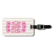 Etiqueta de equipaje y bolso Aloha Vibes