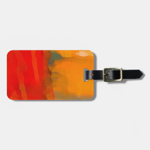 Para Maletas Etiqueta de equipajes de color azul amarillo rojo