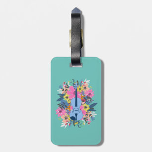 Para Maletas Etiqueta de Funda de flores de violín/viola/ perso