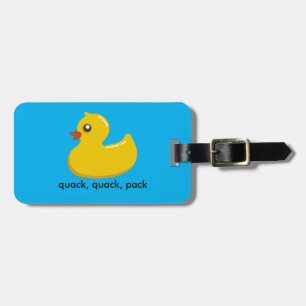 Para Maletas Etiqueta de goma del equipaje de Duckie