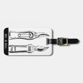 Para Maletas Etiqueta de herramientas de jardinería de Ilustrac