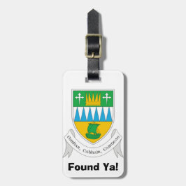 Para Maletas Etiqueta de identificación personalizada de County