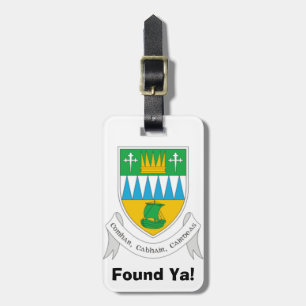 Para Maletas Etiqueta de identificación personalizada de County