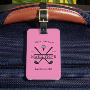 Para Maletas Etiqueta de la bolsa de golf de nombre de club par