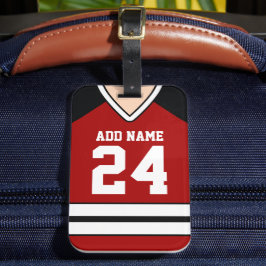 Para Maletas Etiqueta de la bolsa de hockey Jersey personalizad