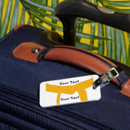 Para Maletas Etiqueta de la bolsa de la correa del Naranja de a