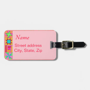 Para Maletas Etiqueta de la máquina de coser o del portaequipaj