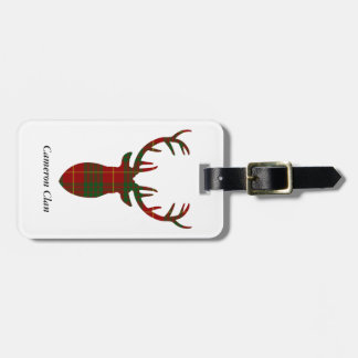 Para Maletas Etiqueta de las "astas" del tartán de la familia