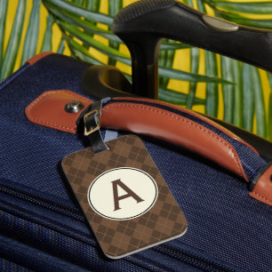 Para Maletas Etiqueta de maleta monogramo