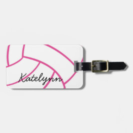 Para Maletas Etiqueta de moda del equipaje del voleibol del