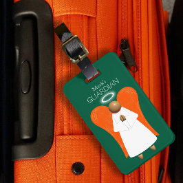 Para Maletas Etiqueta de portaequipajes de Brown Guardian Angel