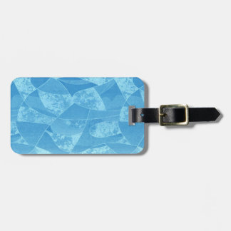 Para Maletas Etiqueta de portaequipajes de cristal azul persona