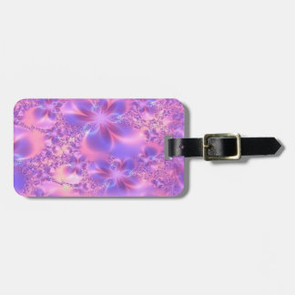Para Maletas Etiqueta de portaequipajes de flor fractal persona