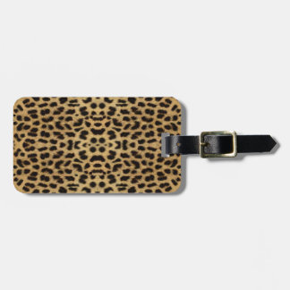 Para Maletas Etiqueta de portaequipajes de impresión de leopard