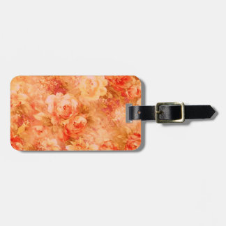 Para Maletas Etiqueta de portaequipajes de pintura de flores pe