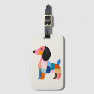 Para Maletas Etiqueta de portaequipajes del bloque de color de 