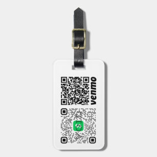 Para Maletas Etiqueta de portaequipajes del código QR del perso