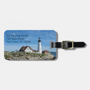 Para Maletas Etiqueta de portaequipajes del faro principal de P